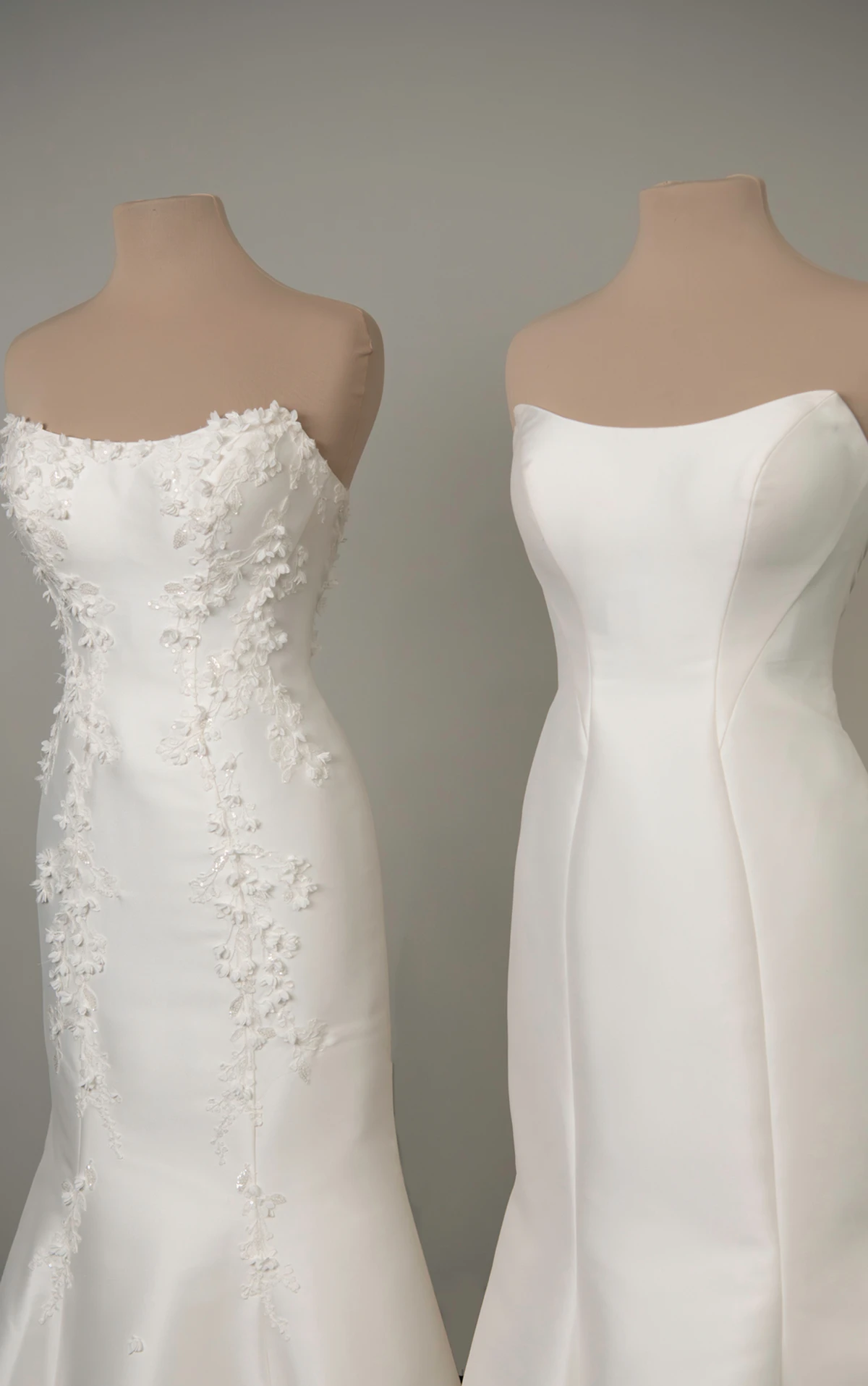 d4257 Fit and Flare Wedding Dress with Cat Eye Neckline by Essense of Australia