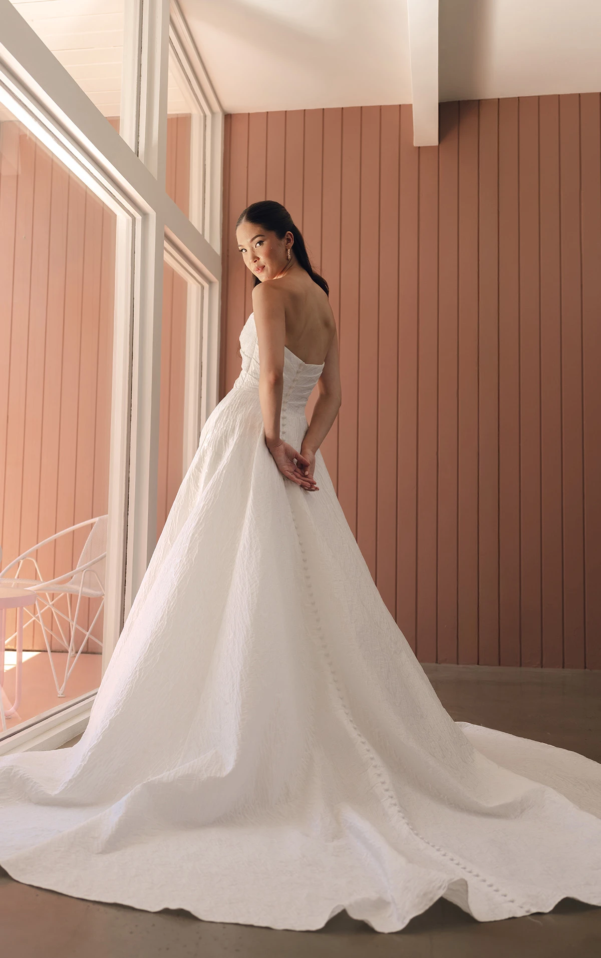 sy8191 A-Line Wedding Dress with Sweetheart Neckline and High Leg Slit by Stella York